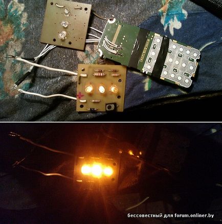 Lámpa a telefon bolt DIY (zseblámpa) Lámpa a telefon bolt diy