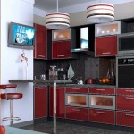 Фото кухонь в чорно-червоному кольорі