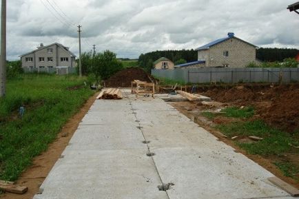 Фундамент з дорожніх плит для будинку типи, розміри і ціни, технологія, фото