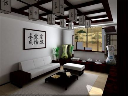 Camera de zi în stil japonez - fotografie de interior design - magazin online inhomes