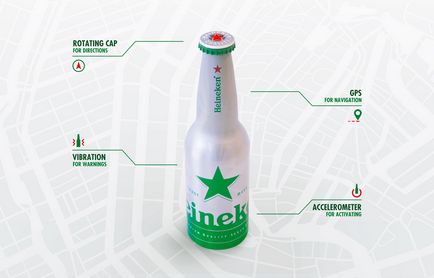 Heineken tett törekvés, a chilei szupermarketben