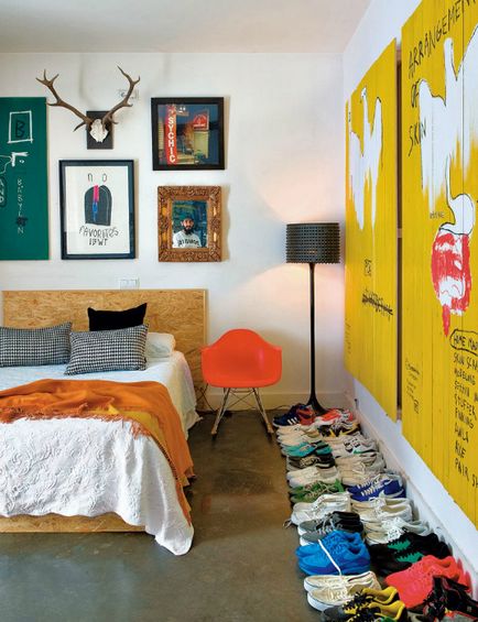 Ötletek az otthoni 20 légköri elrendezése ötletek a modern ember hálószobájába, a világ legjobb