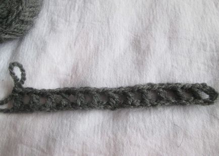 Imitarea unei cârpe țesute de un cârlig