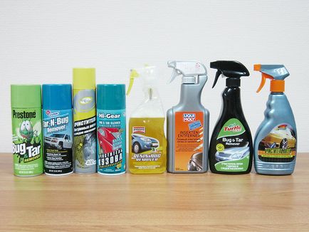 Insecticide mijloace speciale pentru îndepărtarea insectelor de la panourile de mașini externe