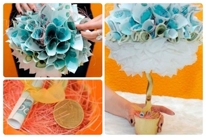 Cum de a decora o oală pentru topiary - un cadou original cu banii proprii mâini