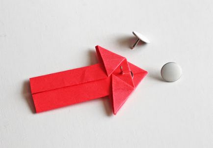 Cum de a face un pointer săgeată magnetică în tehnica de origami