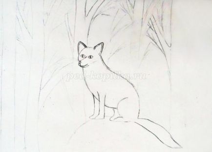Як намалювати лисицю поетапно для дітей від 7 років