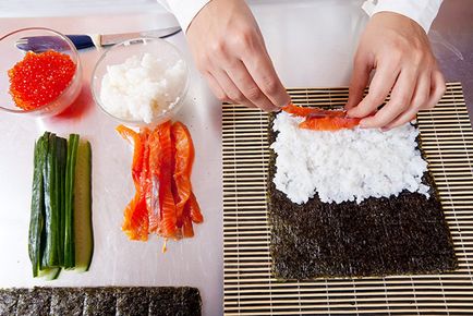 Cum să gătești sushi acasă - rețetă pas cu pas cu fotografie
