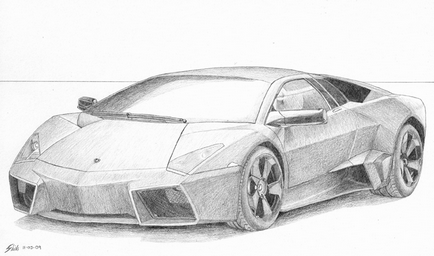 Hogyan rajzoljunk egy Lamborghini Aventador