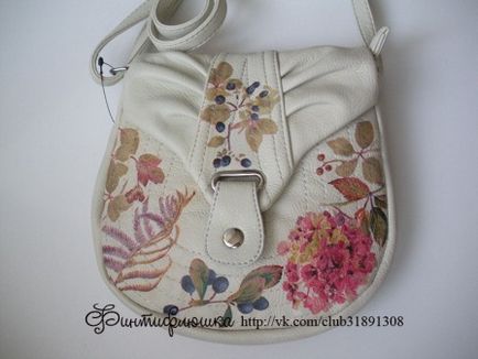 Hogyan készítsünk Decoupage táskák - samoshveyka - site rajongóinak varró- és kézműves