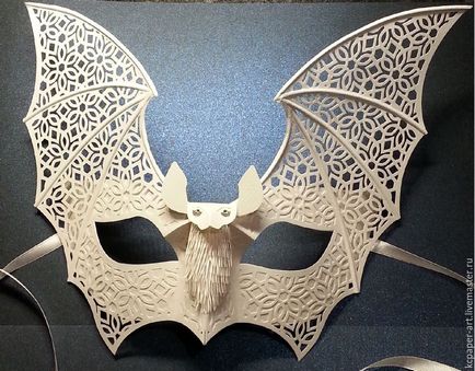 Hogyan készítsünk egy farsangi maszk „bat” - tisztességes iparos - kézzel készített, kézzel készített