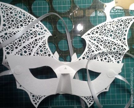 Як зробити карнавальну маску «летюча миша» - ярмарок майстрів - ручна робота, handmade