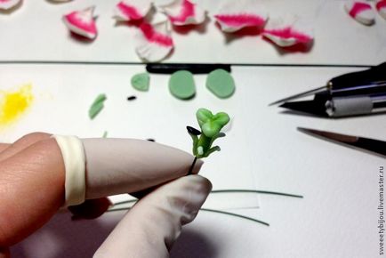 Як зробити кольє і брошку тюльпани з полімерної глини - ярмарок майстрів - ручна робота, handmade