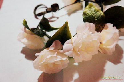 Як зробити квітковий вінок мк від весільної феї евгении