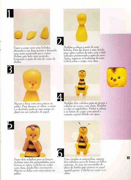 Як зліпити бджілку поетапно