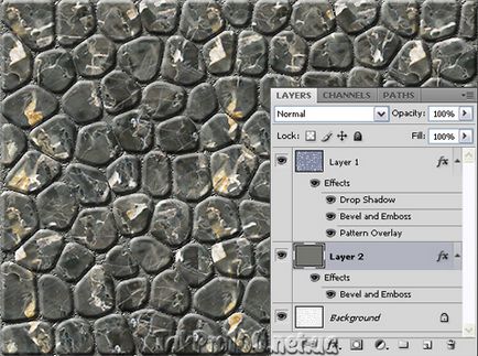 Як створити кам'яну текстуру в фотошопі