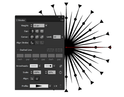 Hogyan hozzunk létre egy vektor stilizált sugarainak Adobe Illustrator - rboom
