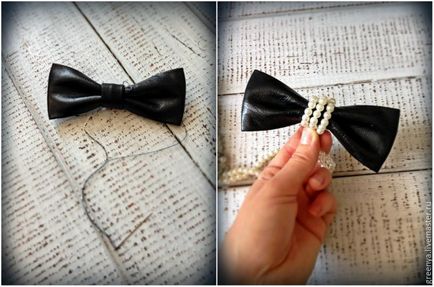 Як зшити краватку-метелика зі шкіри - ярмарок майстрів - ручна робота, handmade