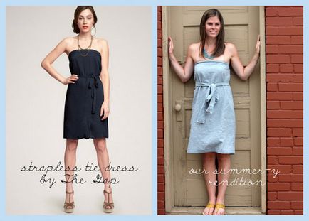 Cum să coaseți o rochie fără bretele, o clasă de master - manuală și creativă - o revistă online, meserii