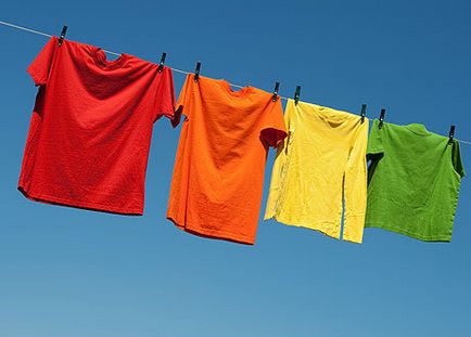 Як сушити одяг і білизна