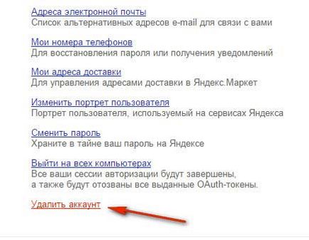 Cum se elimină punga Yandex și dacă se poate face