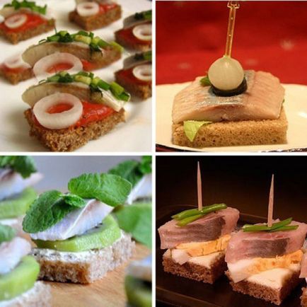 Canape cu hering