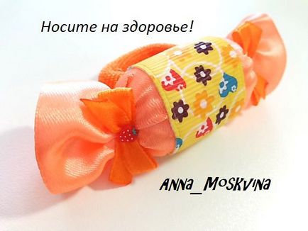 Канзаши майстер клас цукерки від Анни Москвіною