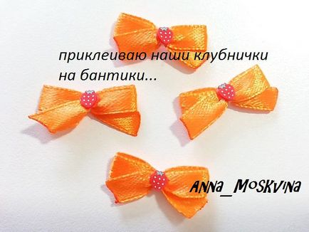 Kanzashi bomboană de clasă de master de la Anna Moskvina