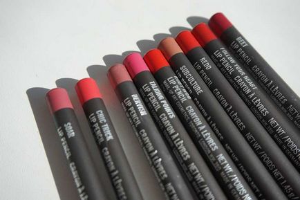 Олівець для губ mac lip pencil в відтінках subculture, dervish, soar, candy yum-yum, chic trick,