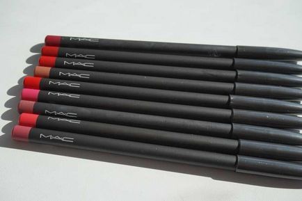 Олівець для губ mac lip pencil в відтінках subculture, dervish, soar, candy yum-yum, chic trick,