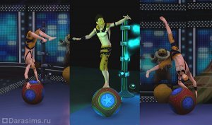 Carieră acrobat în afacerea show-urilor Sims 3