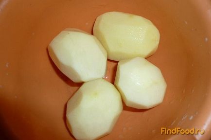 Cartuș de cartofi cu rețetă de brânză de vaci cu fotografie