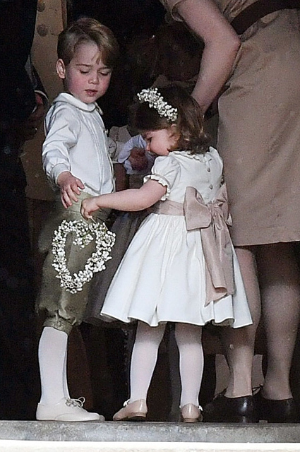 Kate Middleton, prințul George și prințesa Charlotte la nunta Pippa, bârfă