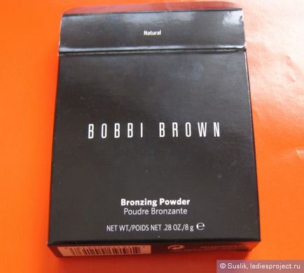 Компактна пудра з ефектом засмаги bobbi brown bronzing powder (відтінок № 1 natural) - відгуки, фото