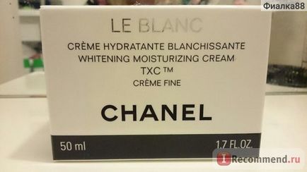 Крем для обличчя chanel le blanc освітлюючий зволожуючий - «страшно дорогий спокуса! Чи не розчарував