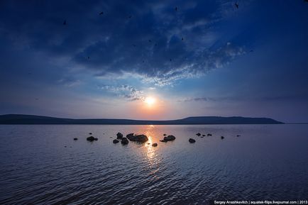 Crimeea se uimește sau cel mai sărat lac din Crimeea, știri de fotografie