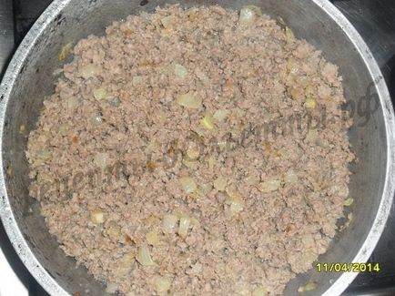 Coulibiac káposztás hús recept fotó