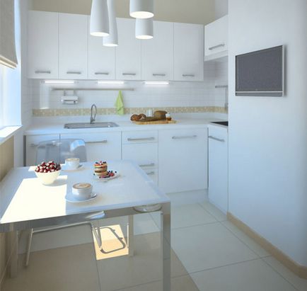 Bucătării pentru apartamente mici (39 fotografii) video-instrucțiuni pentru design interior cu mâinile lor,