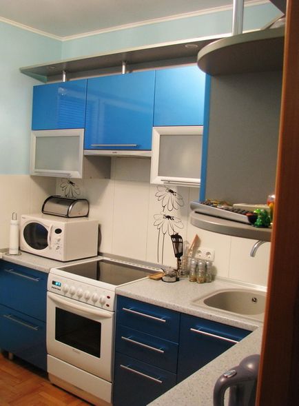 Bucătării pentru apartamente mici (39 fotografii) video-instrucțiuni pentru design interior cu mâinile lor,