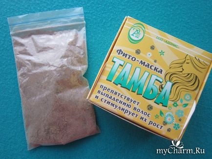 Curativ-nămol phyto-mask tamba - adonis fito-masca de păr tamba împotriva căderii părului