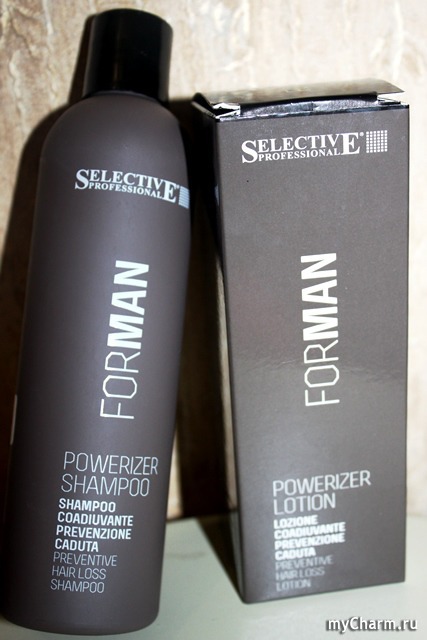 Кращі компаньйони для збереження чоловічої шевелюри! Selective professional for man powerizer lotion