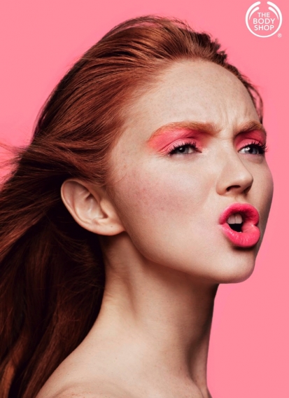 Smink nyári smink kollekció Lily Cole a Body Shop