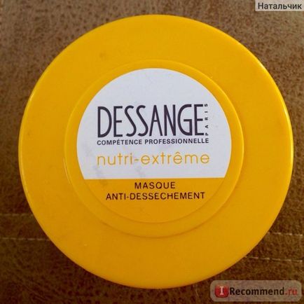 Masca de par dessange nutritive-extrem de nutriție - 