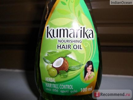 Масло для волосся kumarika nourishing hair oil - herbal fall control - «це масло здатне