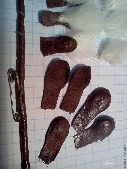 Mesterkurzus bross „verbochka„szőrme és bőr - tisztességes iparos - kézzel készített, kézzel készített