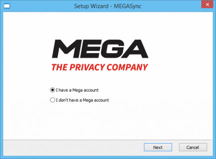 Megasync - клієнт синхронізації хмарного сховища mega для windows