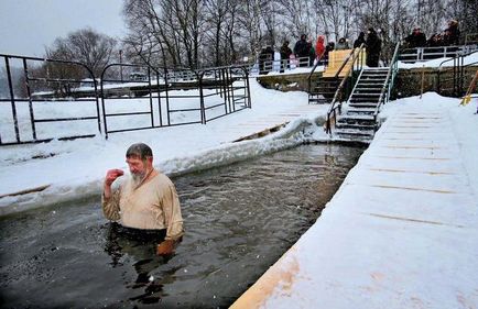 Ima előtt a dip a keresztség (január 19.)