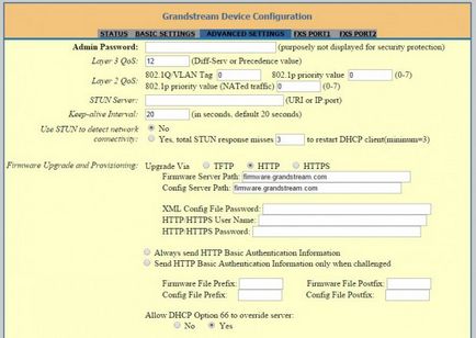 Configurarea gateway-ului ht502