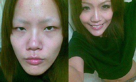 Transformări incredibile! 18 fete asiatice înainte și după machiaj