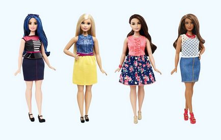Pădurile noi Barbie, asemănătoare femeilor obișnuite, au cucerit lumea
